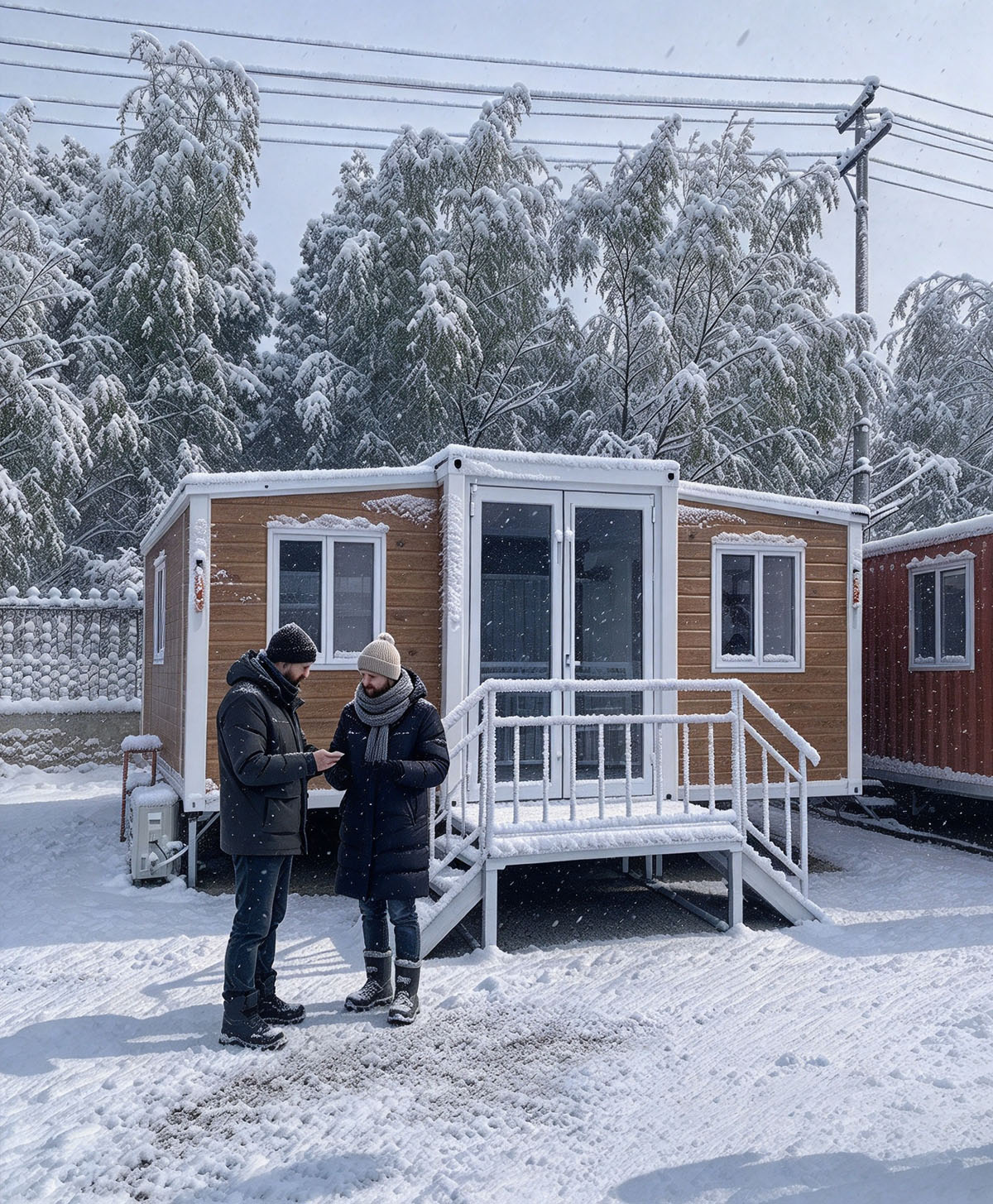 Russia Extreme Cold Application: Our Cold-Resistant Foldable Container House Display!