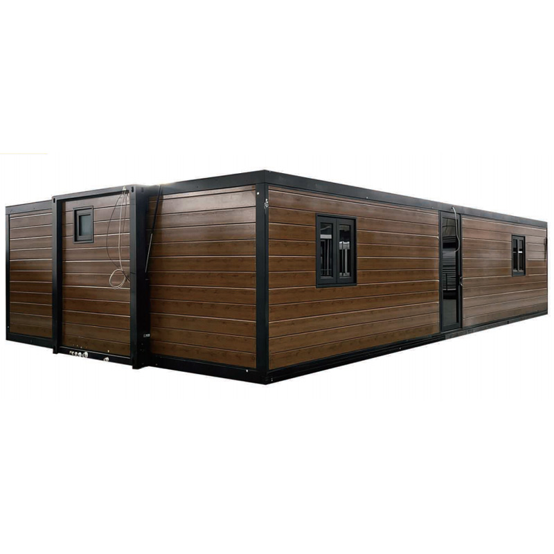 40ft Flat-Roof Extra Long Double-Wing Foldable House, Stackable for 2 Layers, Custom Extra Waterproof Roof Available