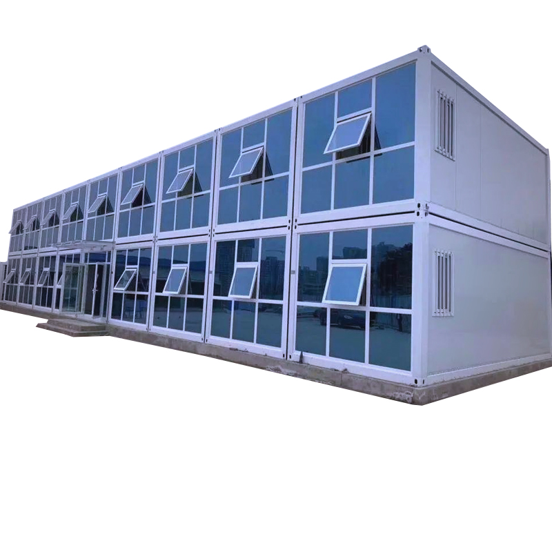 Multi-Storey Expandable Prefabricated Assembled House, Mobile Container Office, Custom Color Steel Integrated Housing, Detachable Easy-Assemble Temporary Cabin